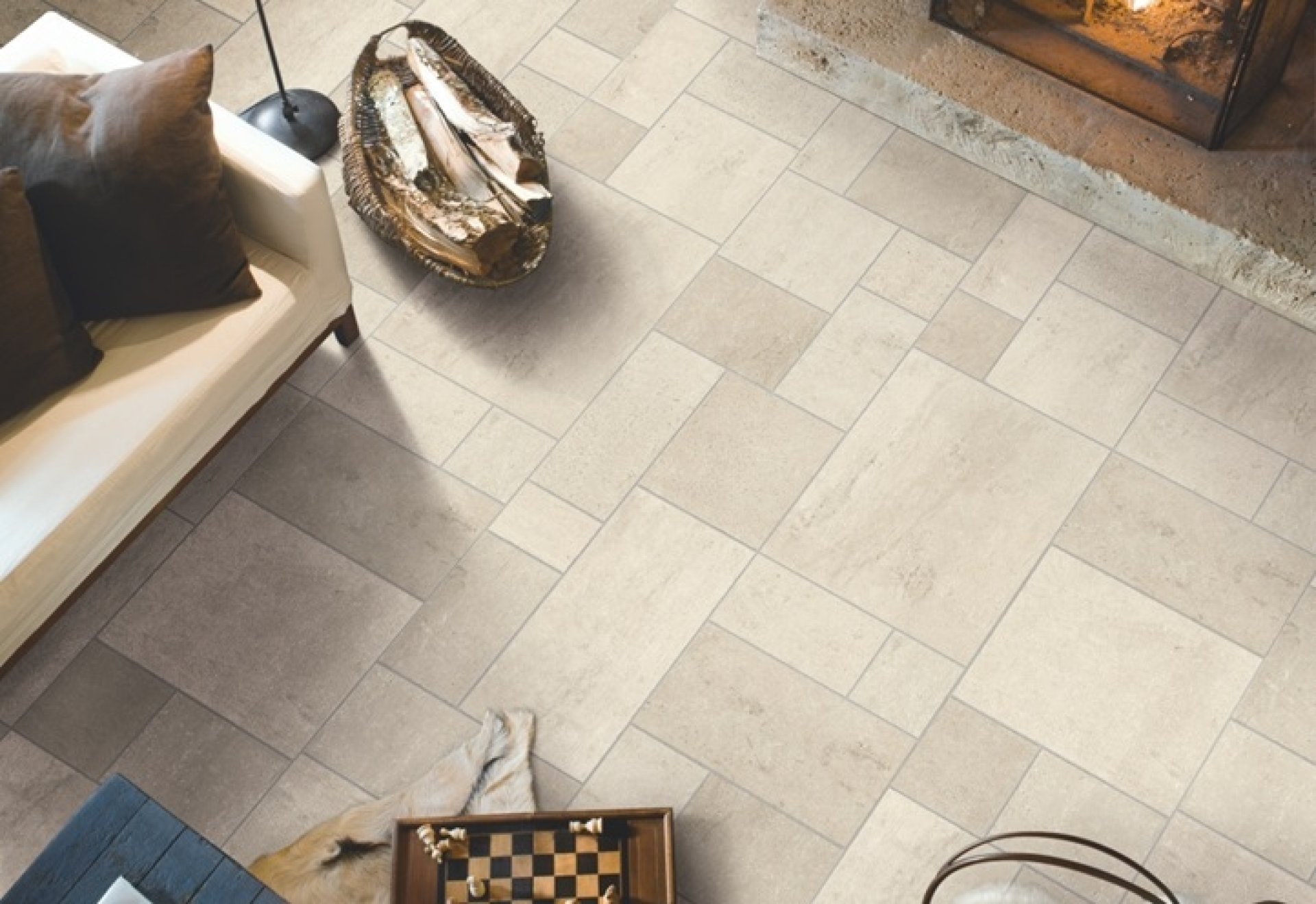 Vízálló kőhatású laminált padlók konyhába, fürdőszobába