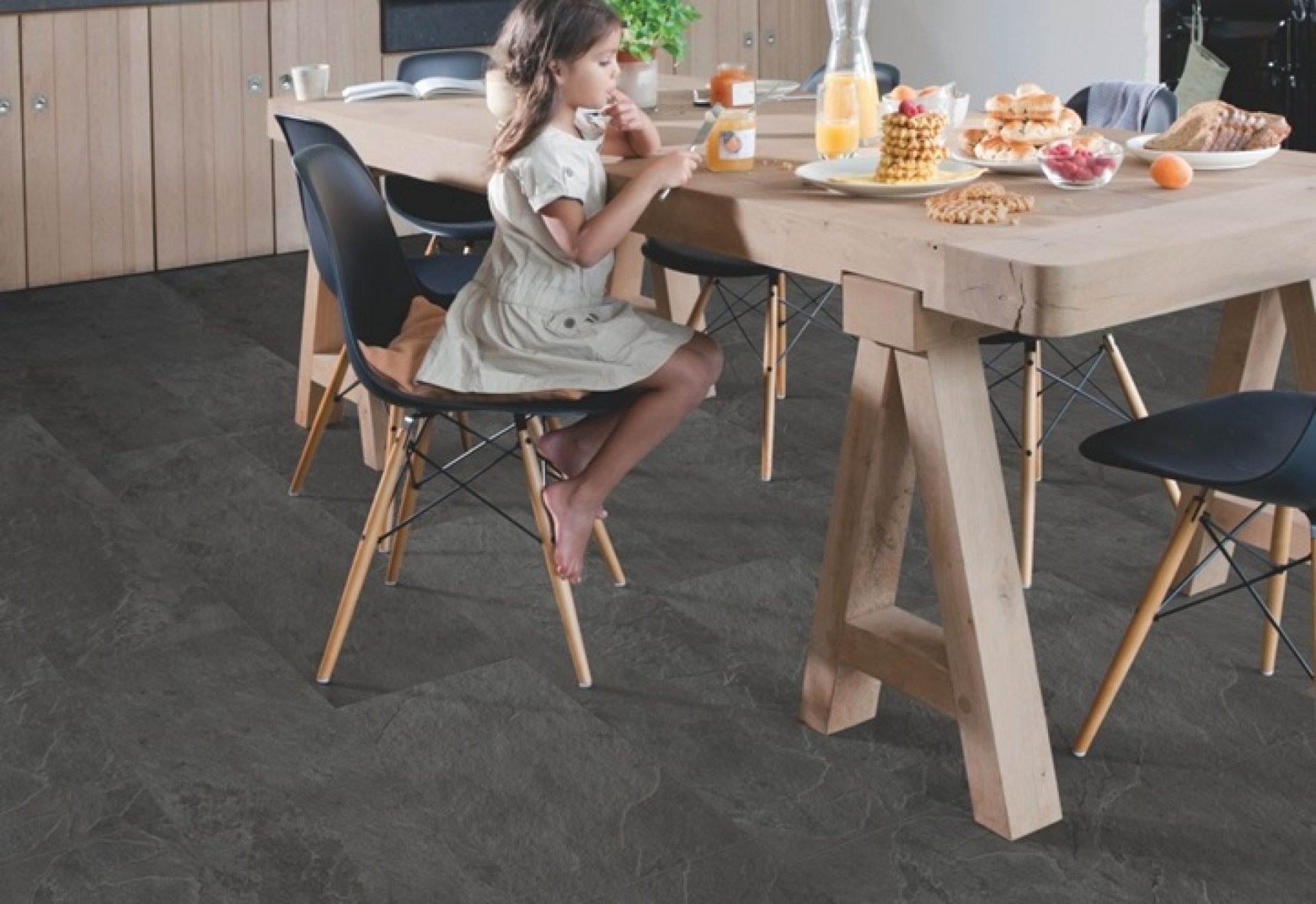 Kőmintás vinyl padló vásárlás ragasztós kivitelben